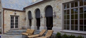motorized patio shades on Dallas Texas covered patio