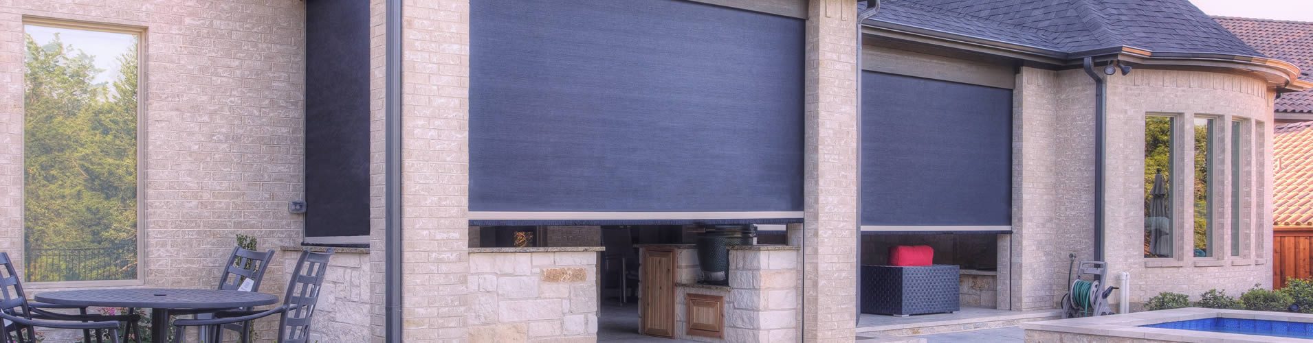 Texas Shade Inc. Outdoor Roller Shades