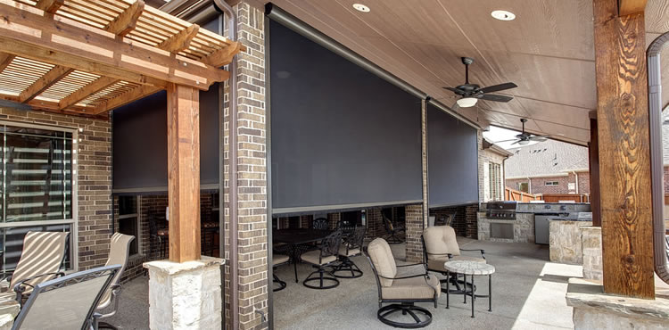 Dallas Texas motorized screens