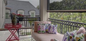 screened porch balcony in Dallas Texas